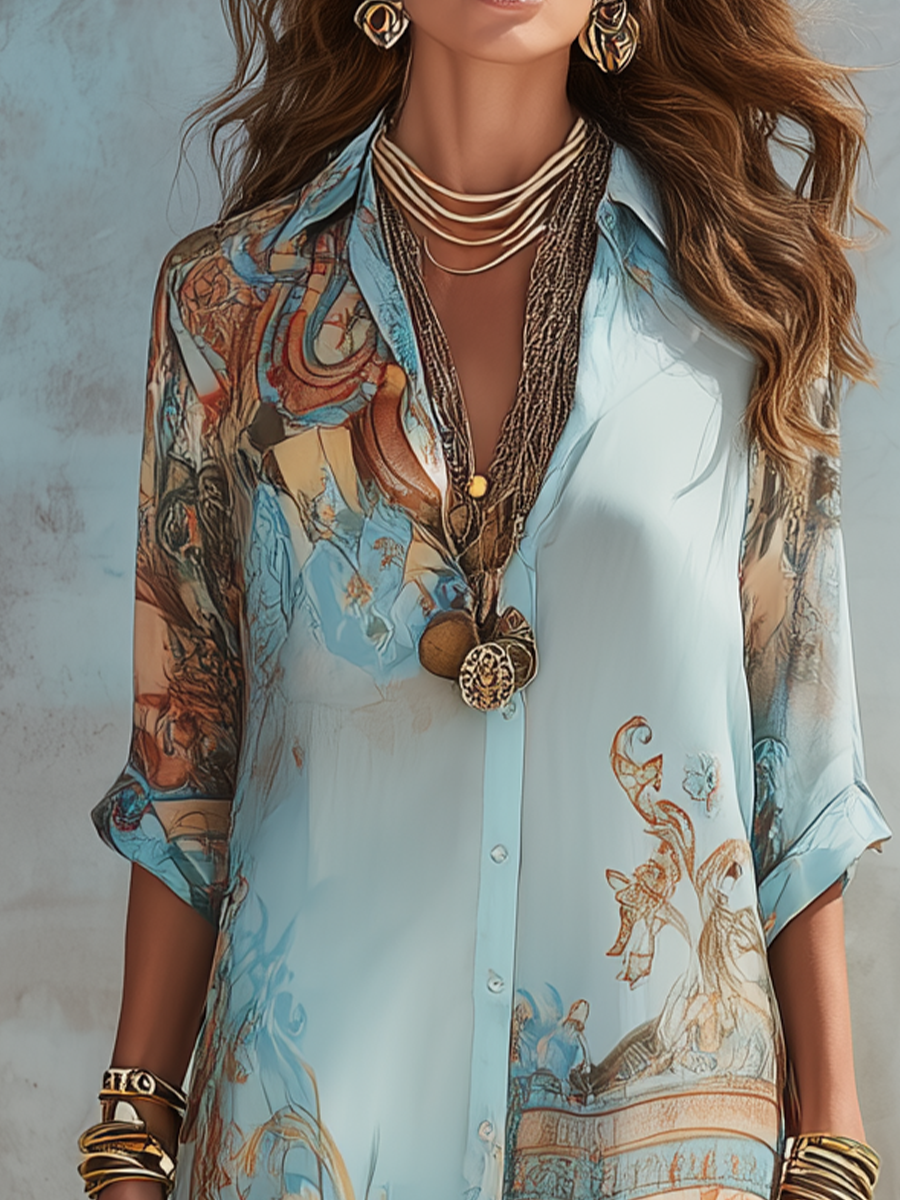 Vestido Bianca – Largo floral barroco