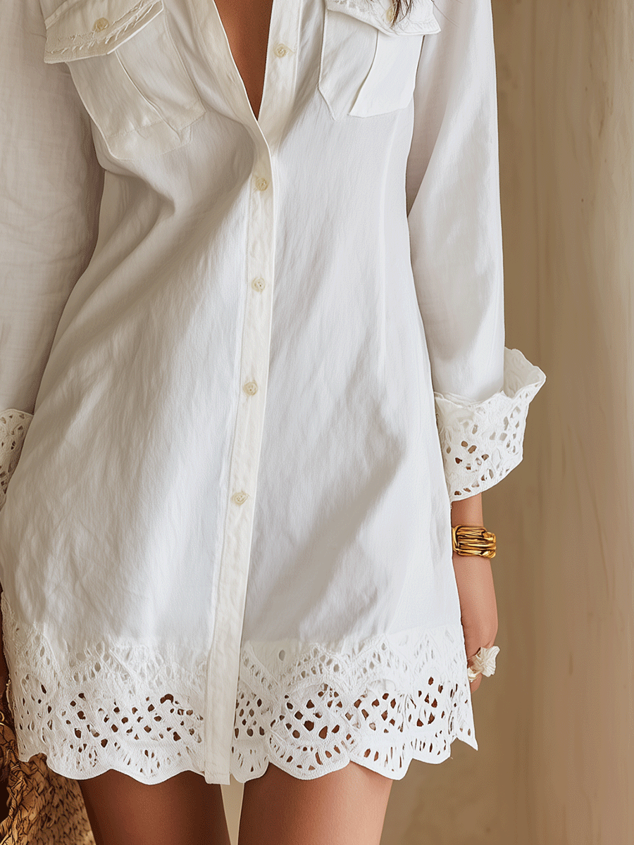 Vestido Ibiza – Mini blanco