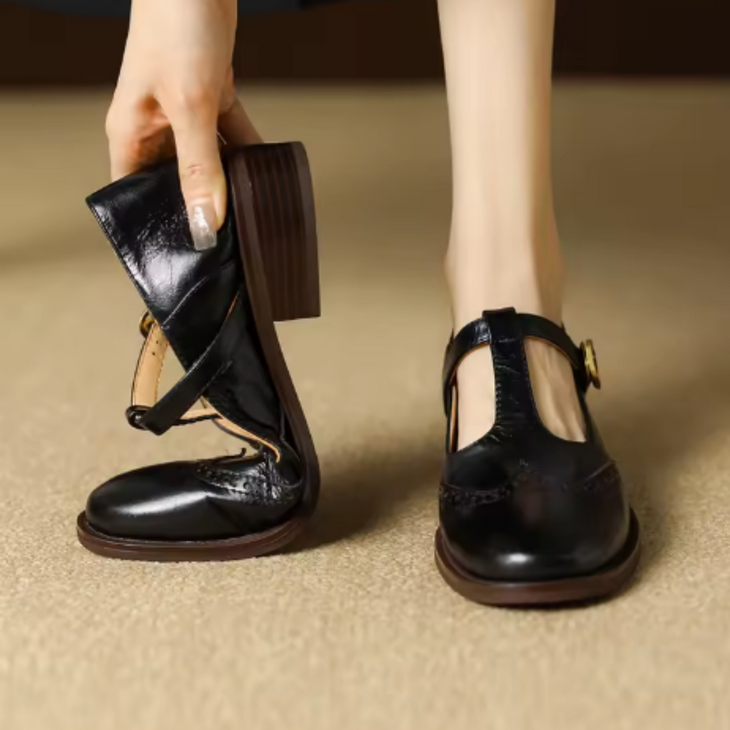 Zapatos Maddalena – Mary Jane con tacón bajo