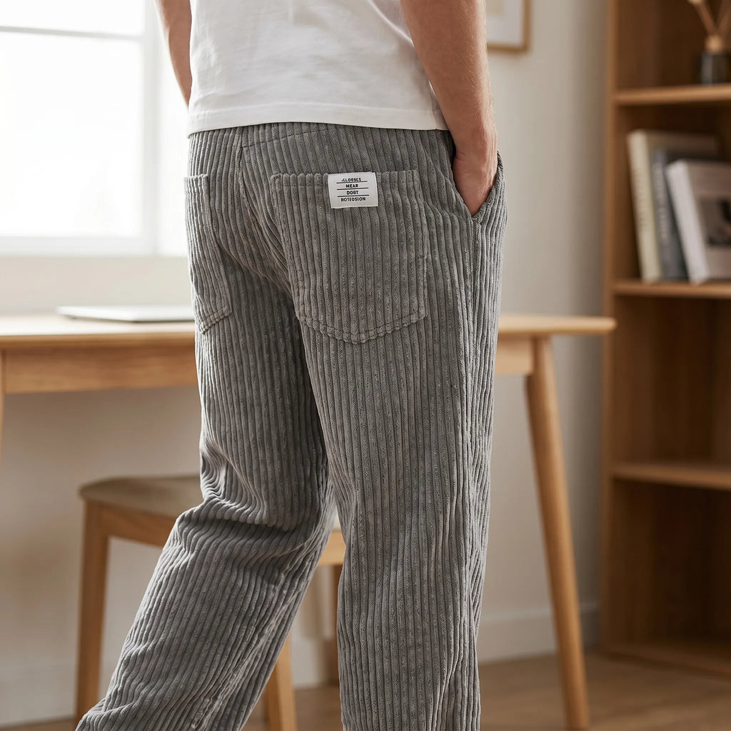 Pantalón Leo – Pana con cintura elástica