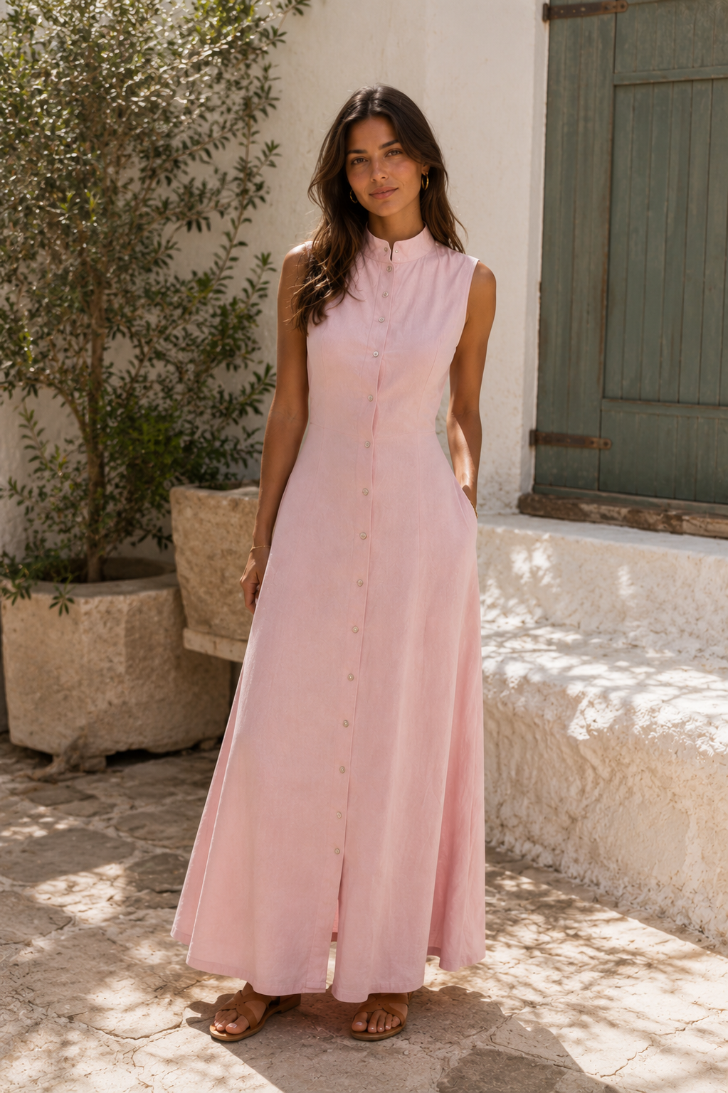 Vestido Daniela – Rosa empolvado