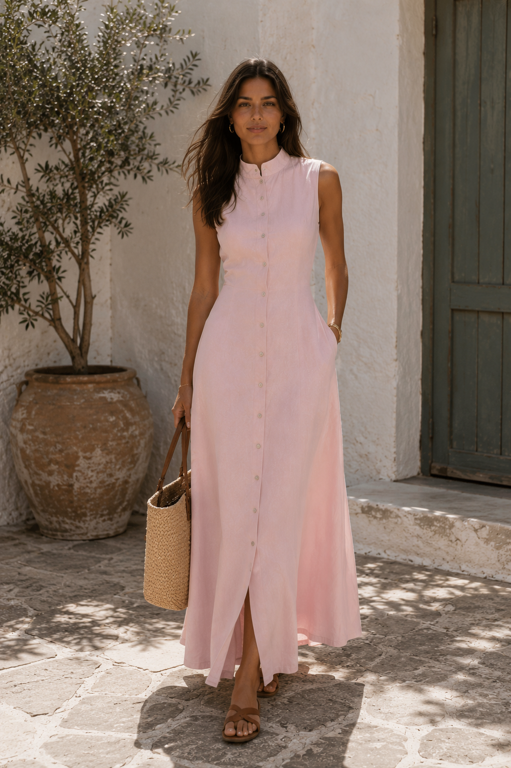 Vestido Daniela – Rosa empolvado