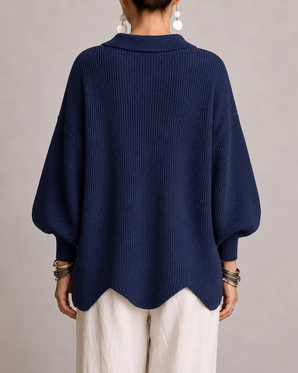 Cárdigan Lana – Oversize con botones