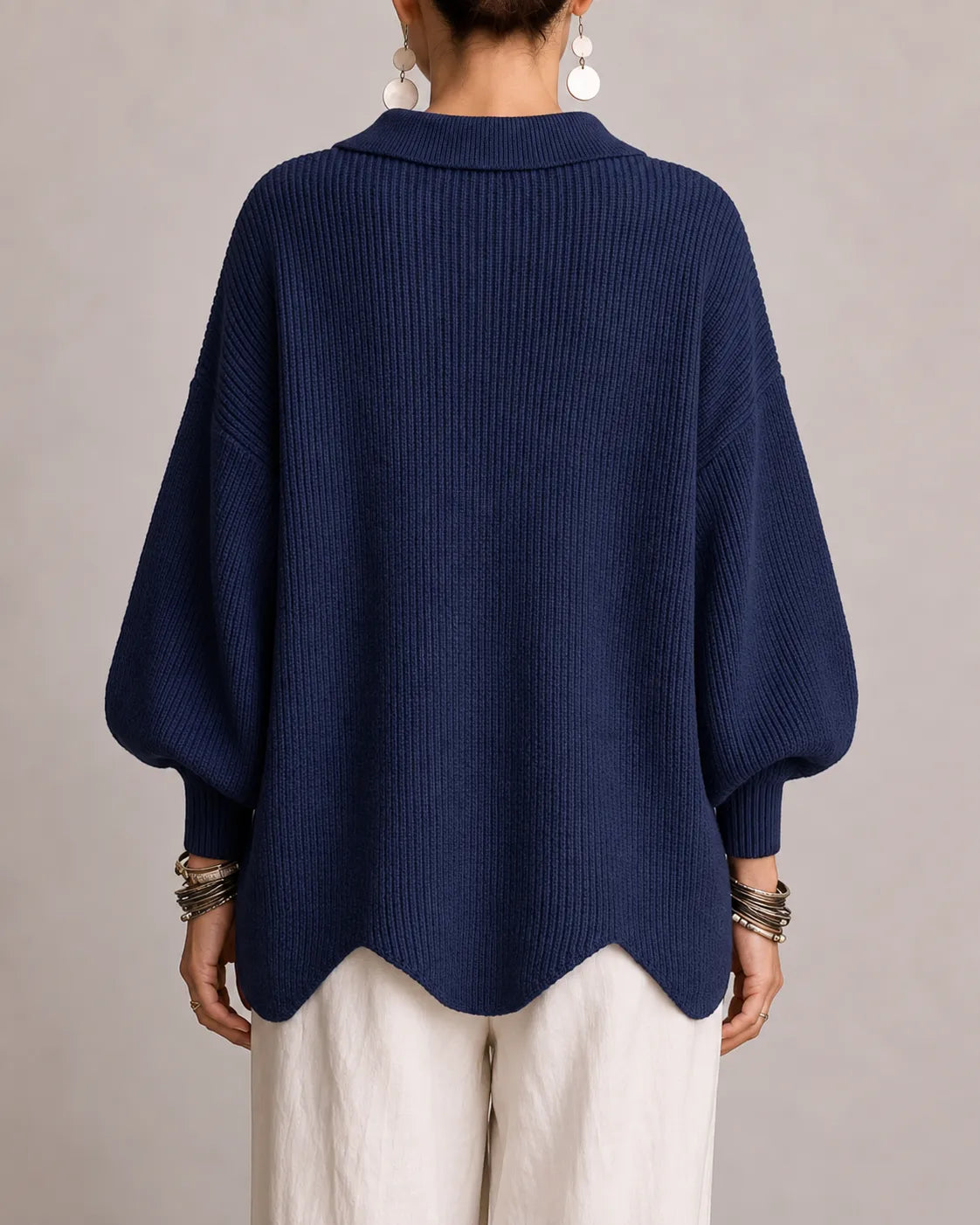 Cárdigan Lana – Oversize con botones