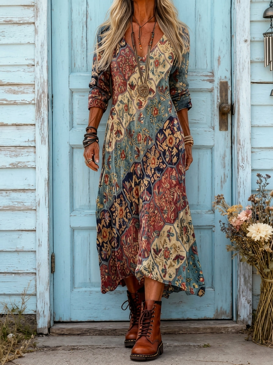 Vestido Lydia – Largo fluido de corte suelto