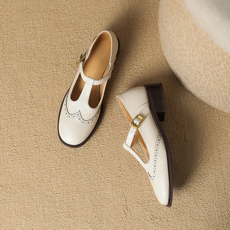 Zapatos Maddalena – Mary Jane con tacón bajo