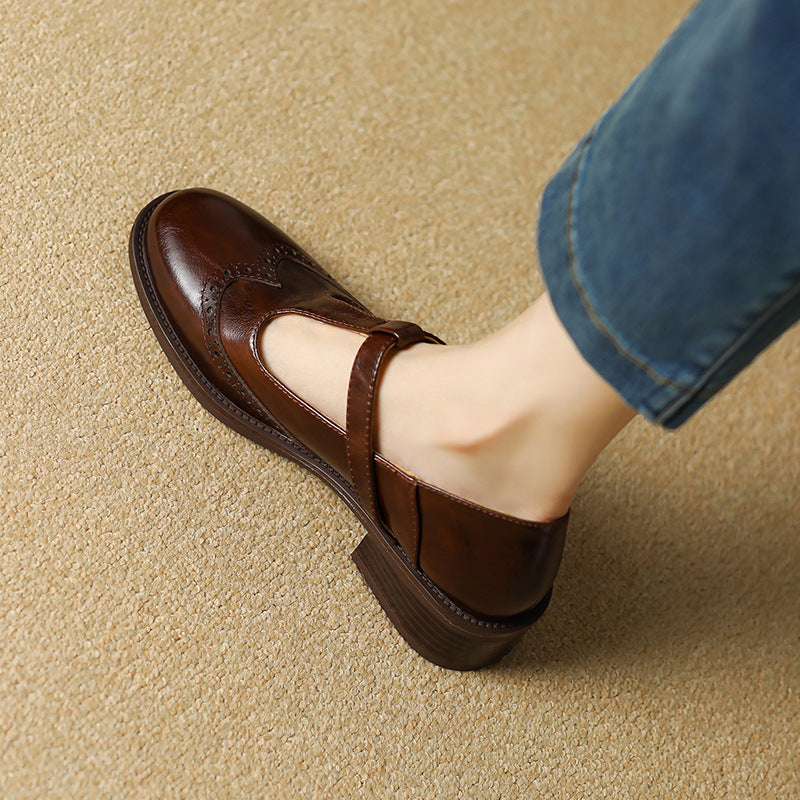 Zapatos Maddalena – Mary Jane con tacón bajo