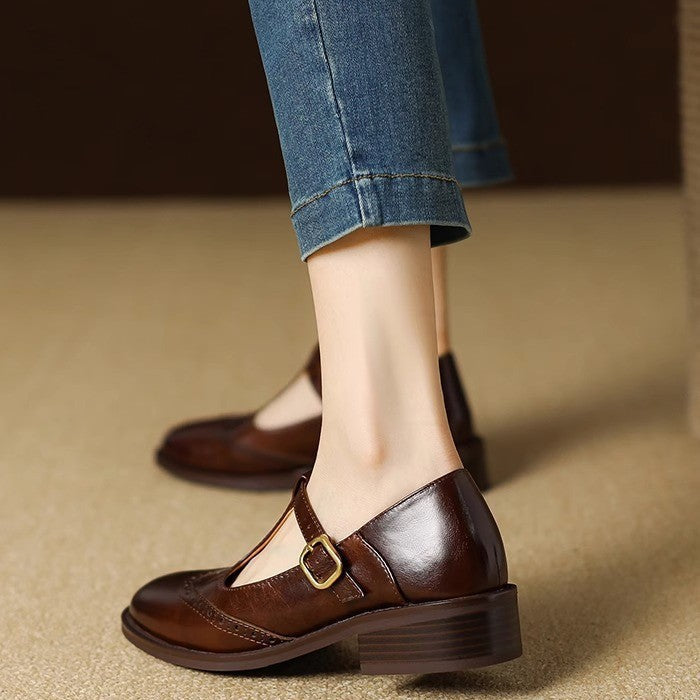 Zapatos Maddalena – Mary Jane con tacón bajo