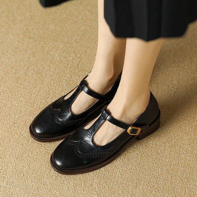 Zapatos Maddalena – Mary Jane con tacón bajo