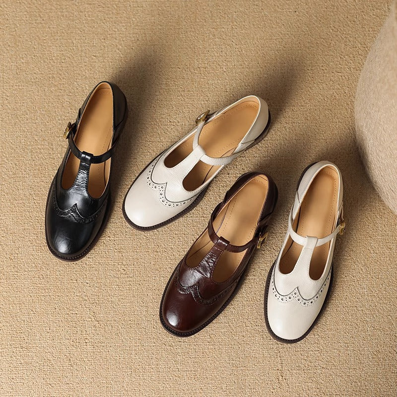 Zapatos Maddalena – Mary Jane con tacón bajo