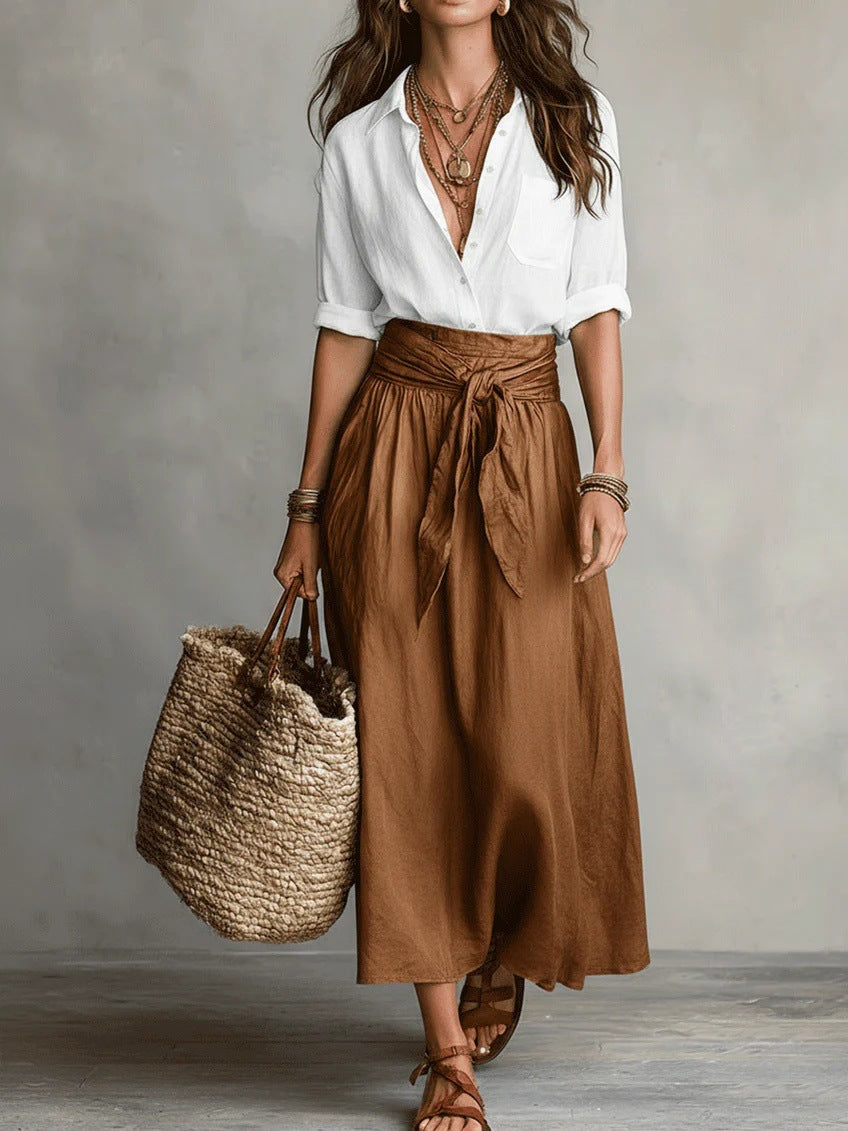 Conjunto Lola – Con lazada en la cintura