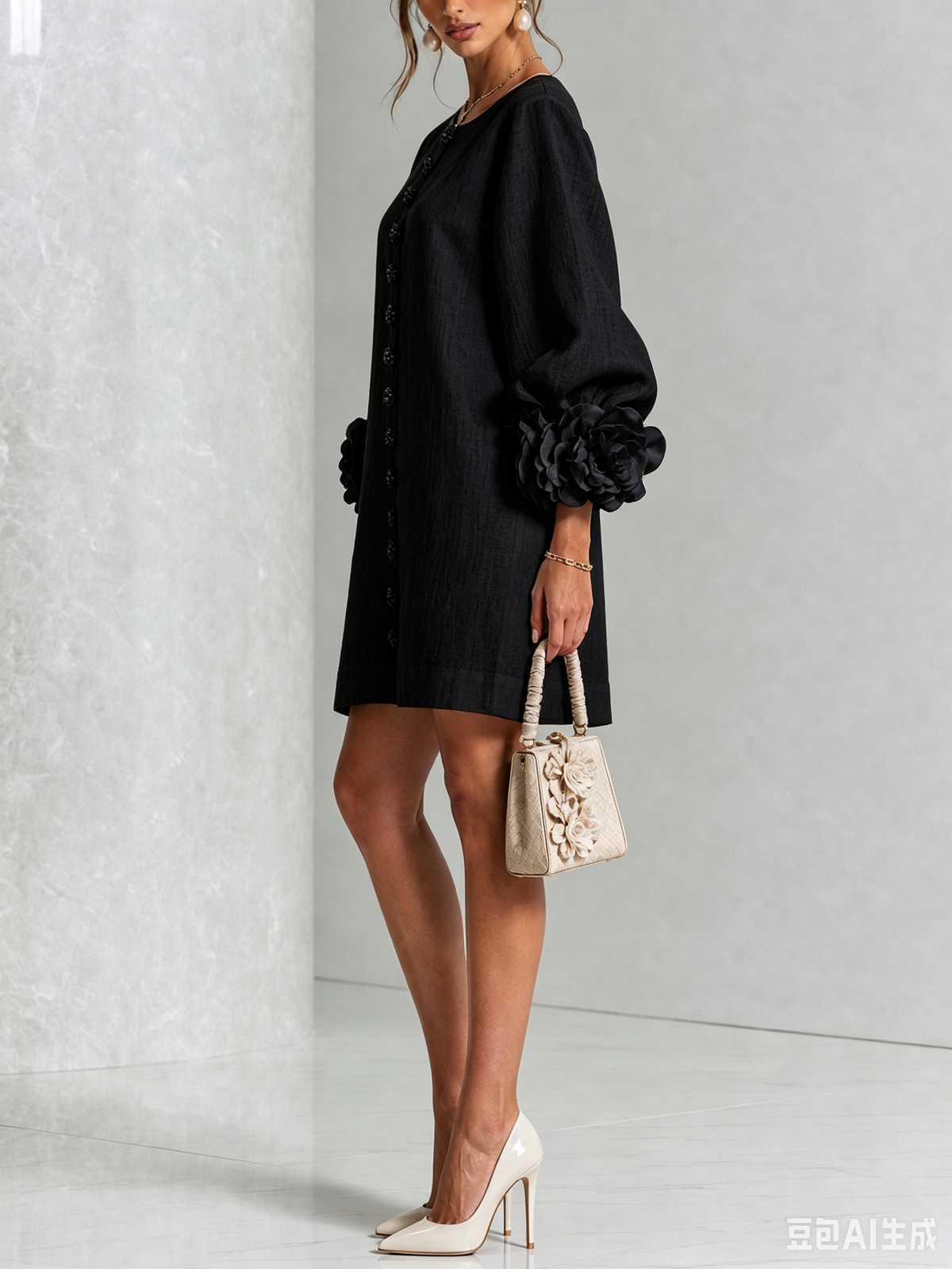 Vestido Flor – Floral abotonado