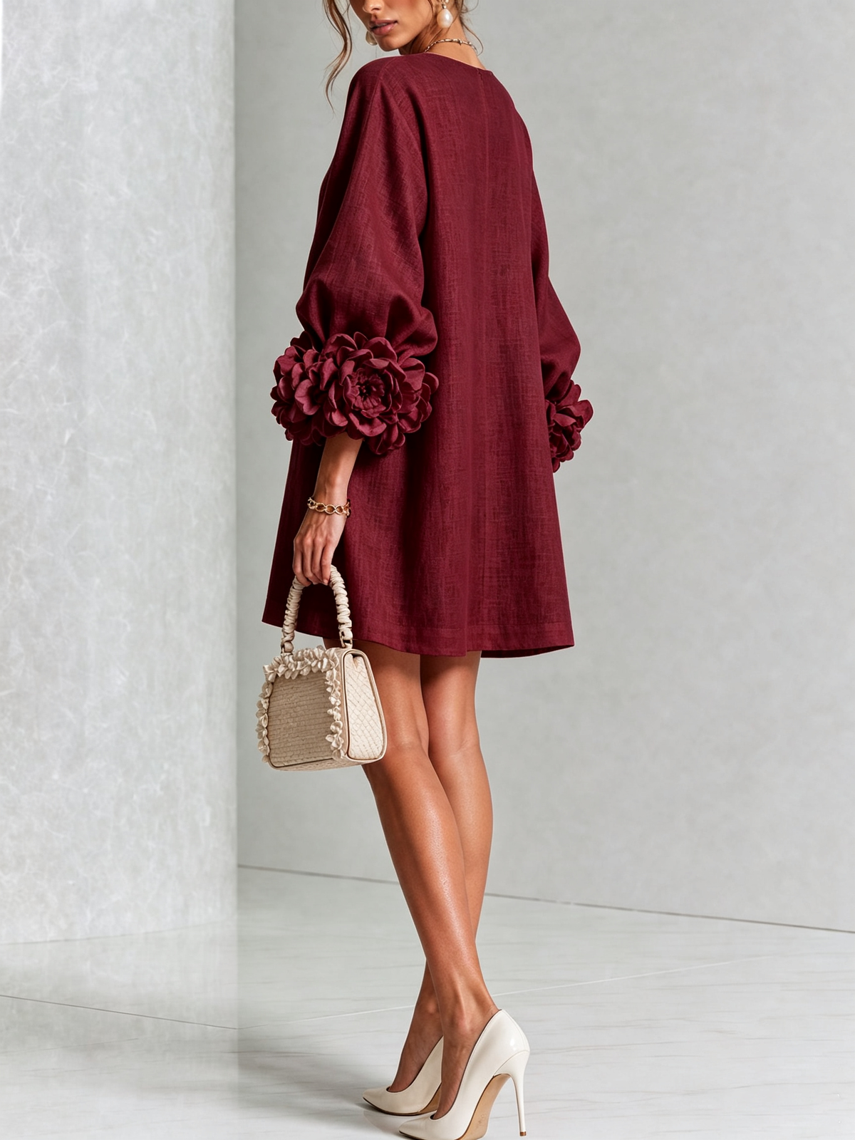 Vestido Flor – Floral abotonado
