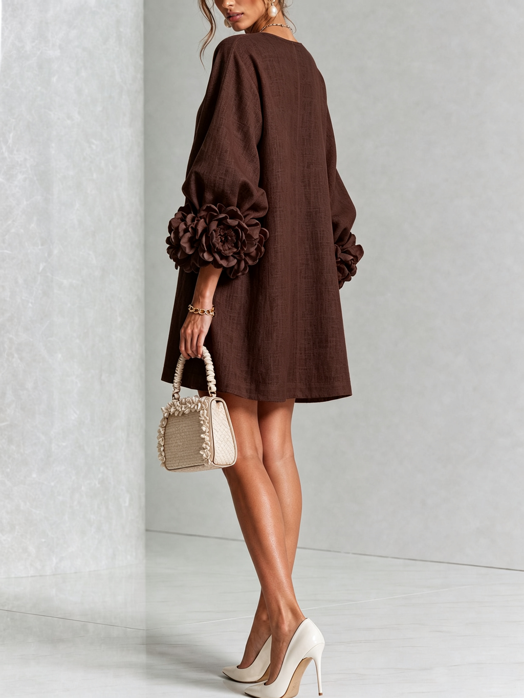 Vestido Flor – Floral abotonado
