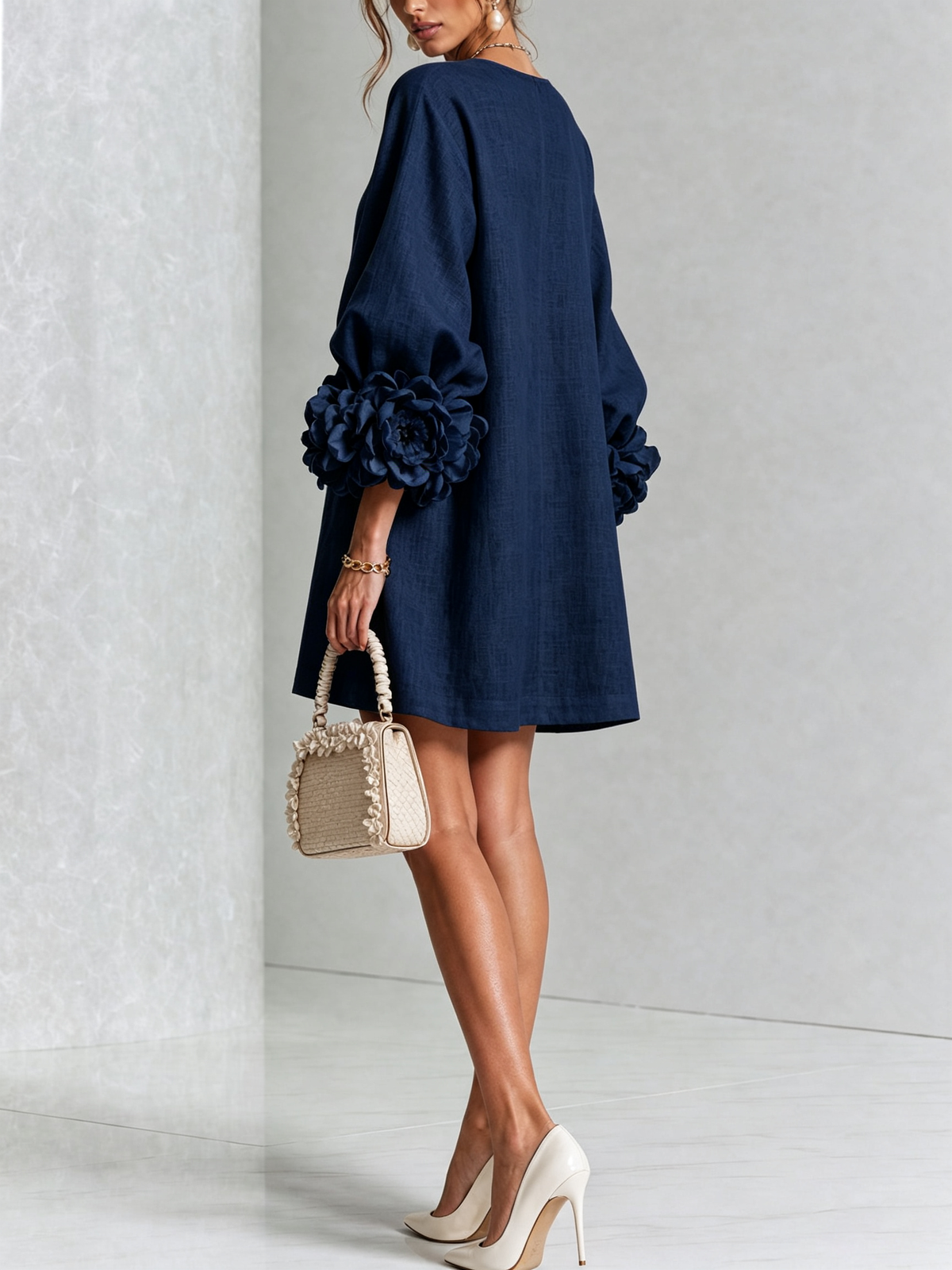 Vestido Flor – Floral abotonado