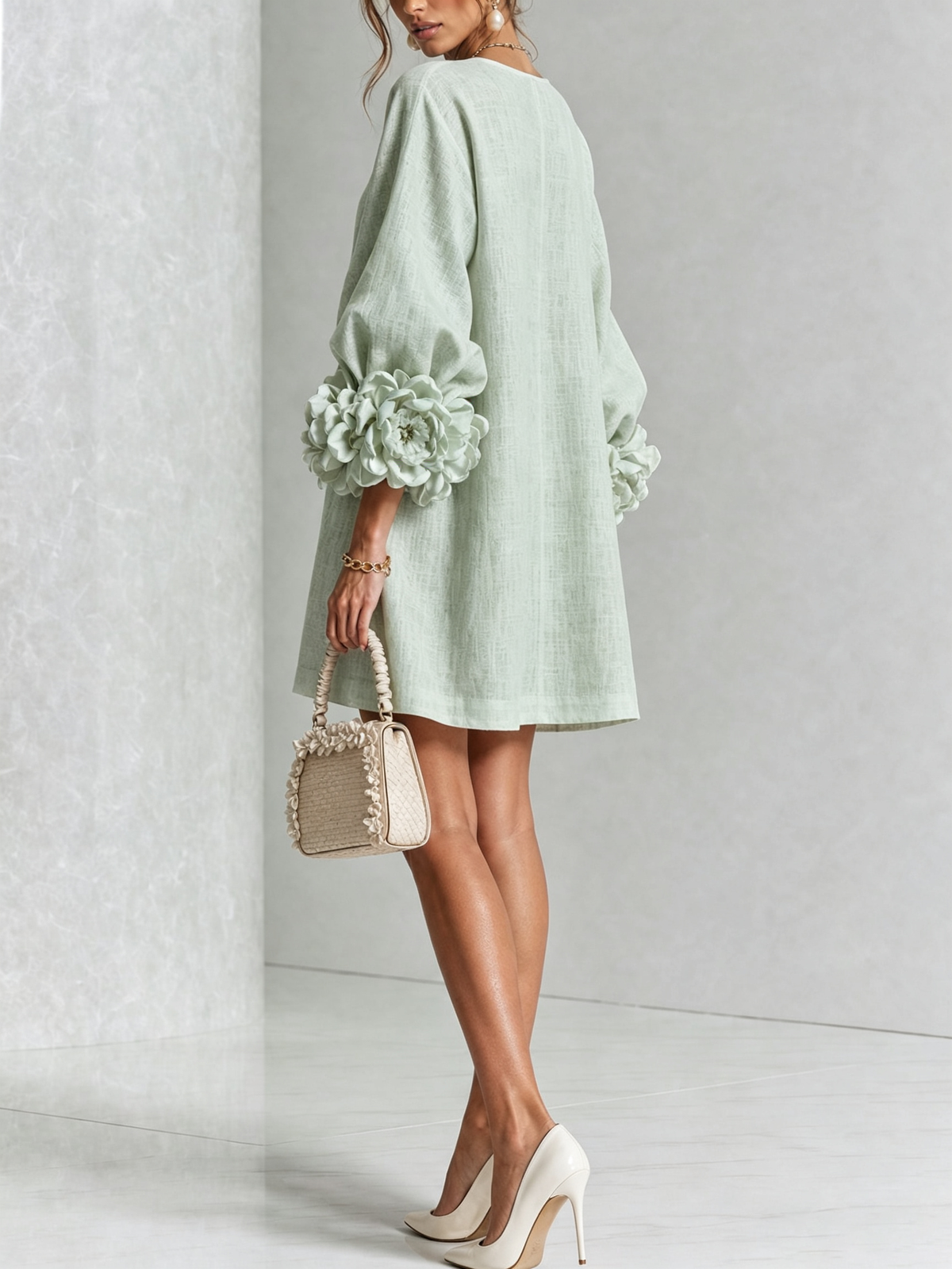 Vestido Flor – Floral abotonado