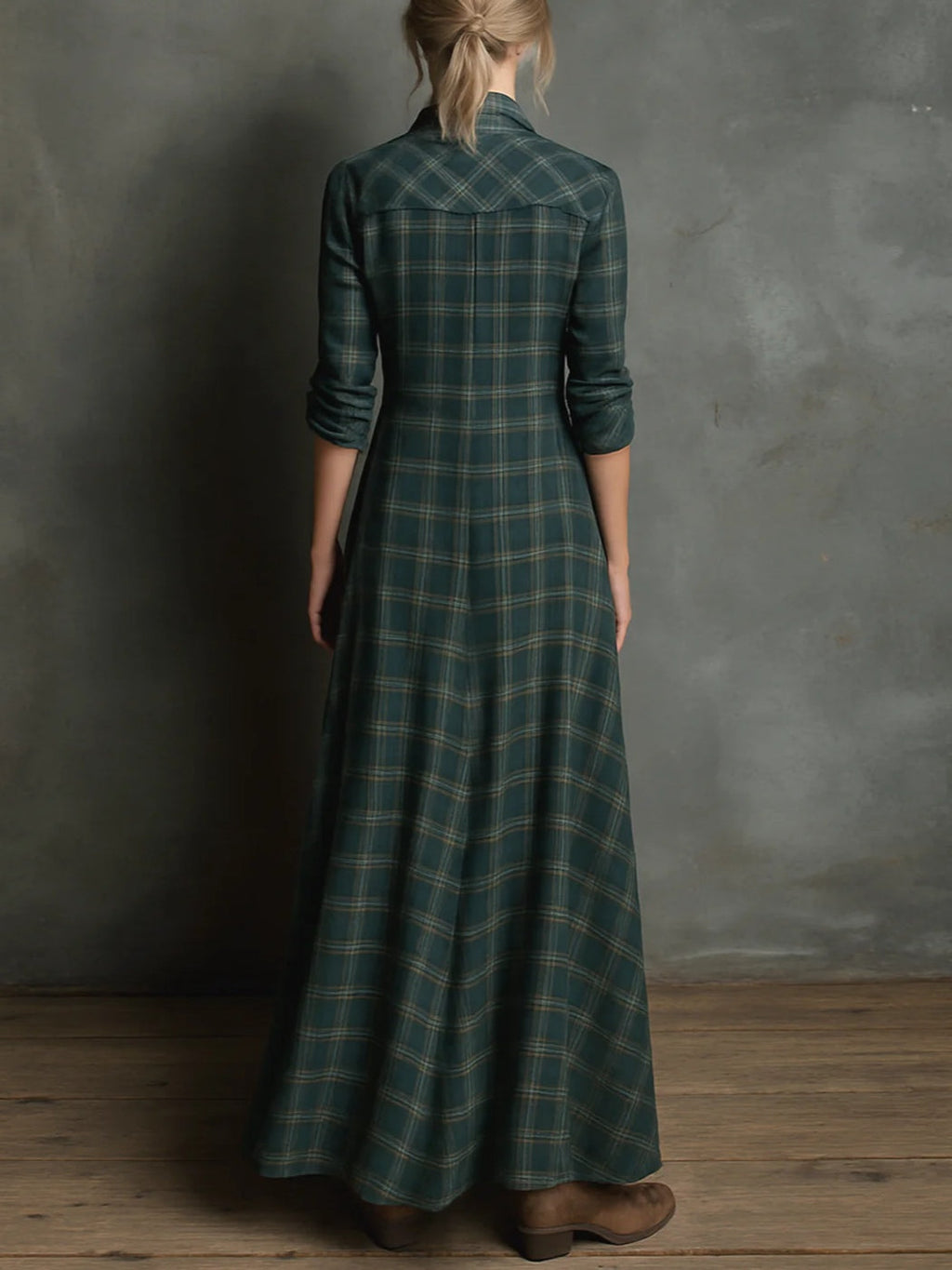 Vestido Emanuela – Verde imperial
