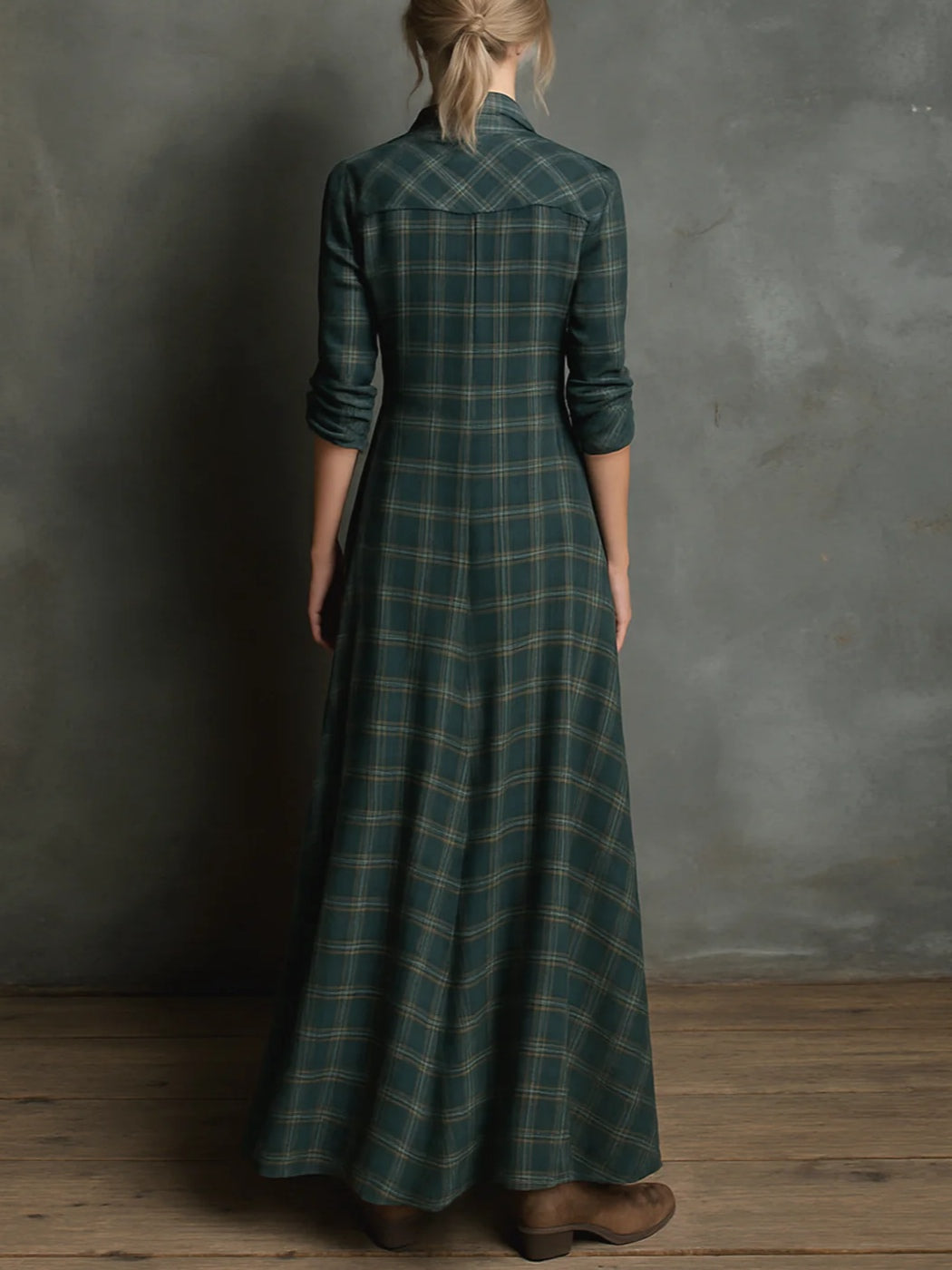 Vestido Emanuela – Verde imperial
