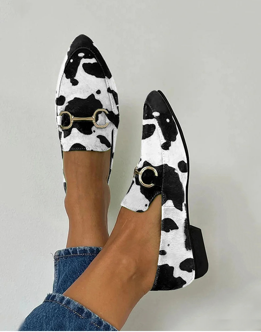 Mocasines Anna – Estampados con hebilla