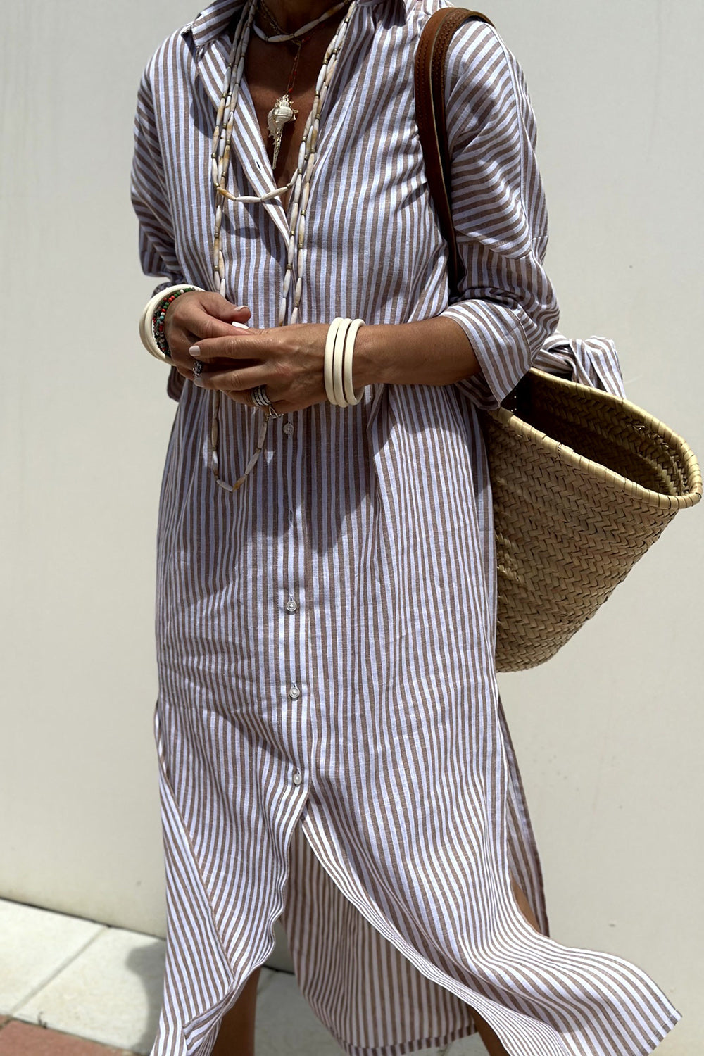 Vestido Mar – Camisero de rayas