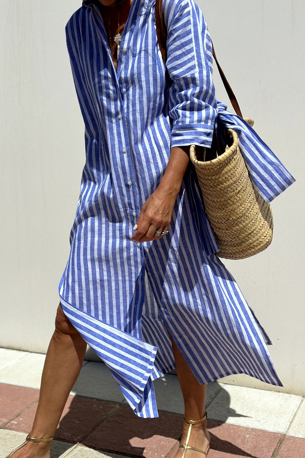 Vestido Mar – Camisero de rayas