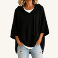 Poncho Oriana – Punto con capucha