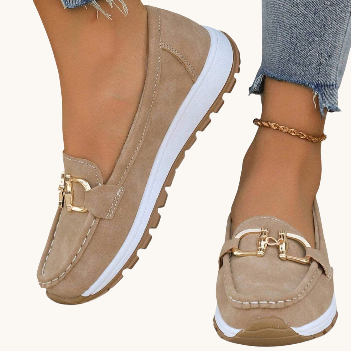 Mocasines Daniela – Plataforma con hebilla