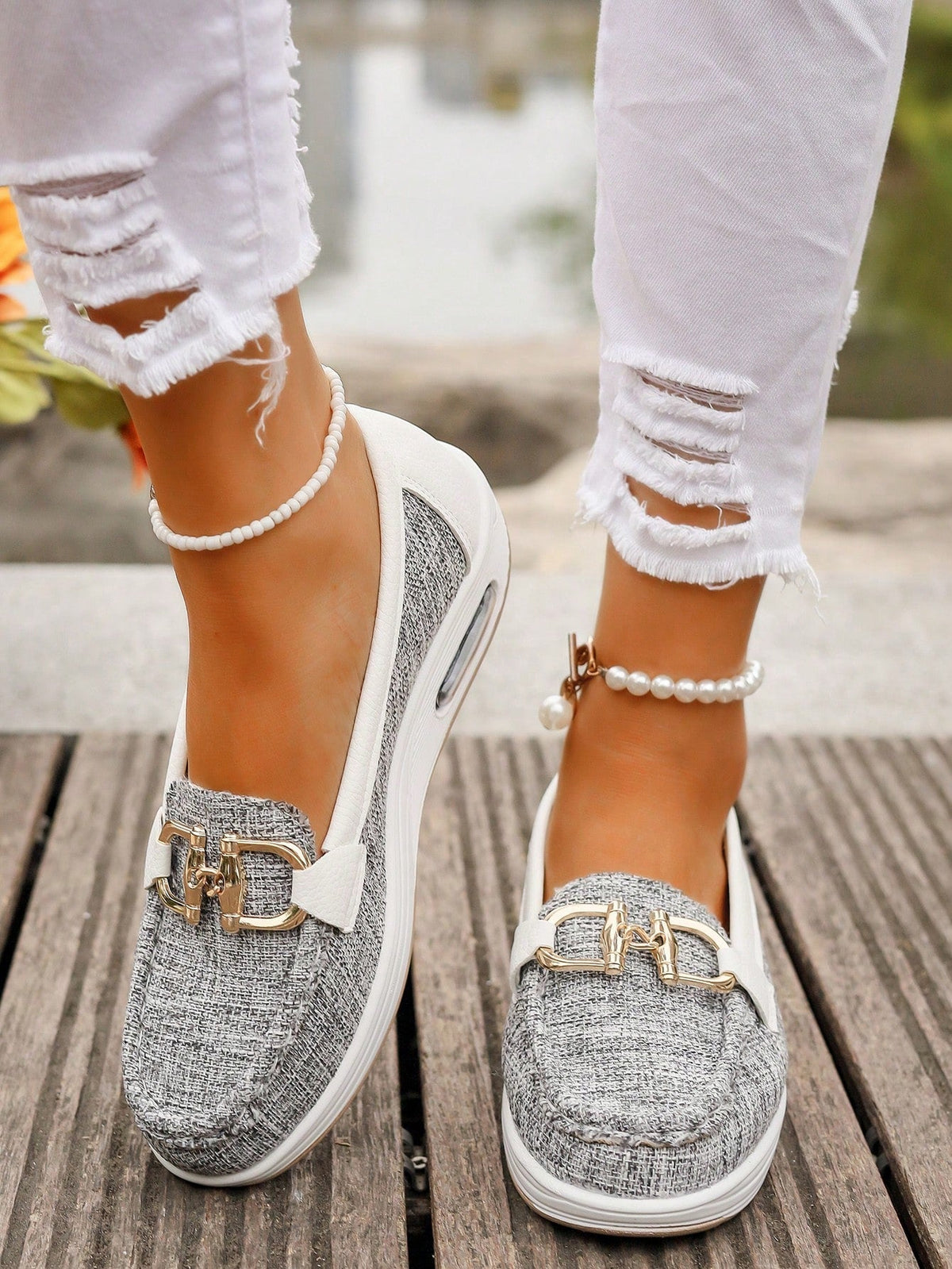 Mocasines Daniela – Plataforma con hebilla