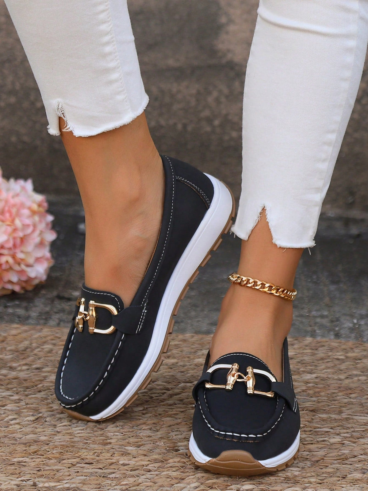 Mocasines Daniela – Plataforma con hebilla