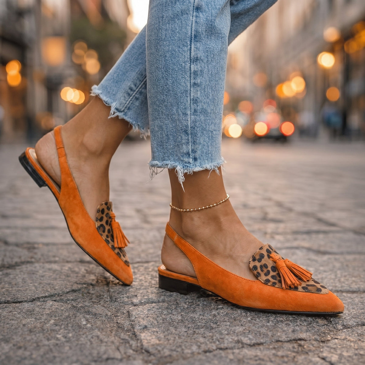 Sandalias Elena – Tiras y flecos