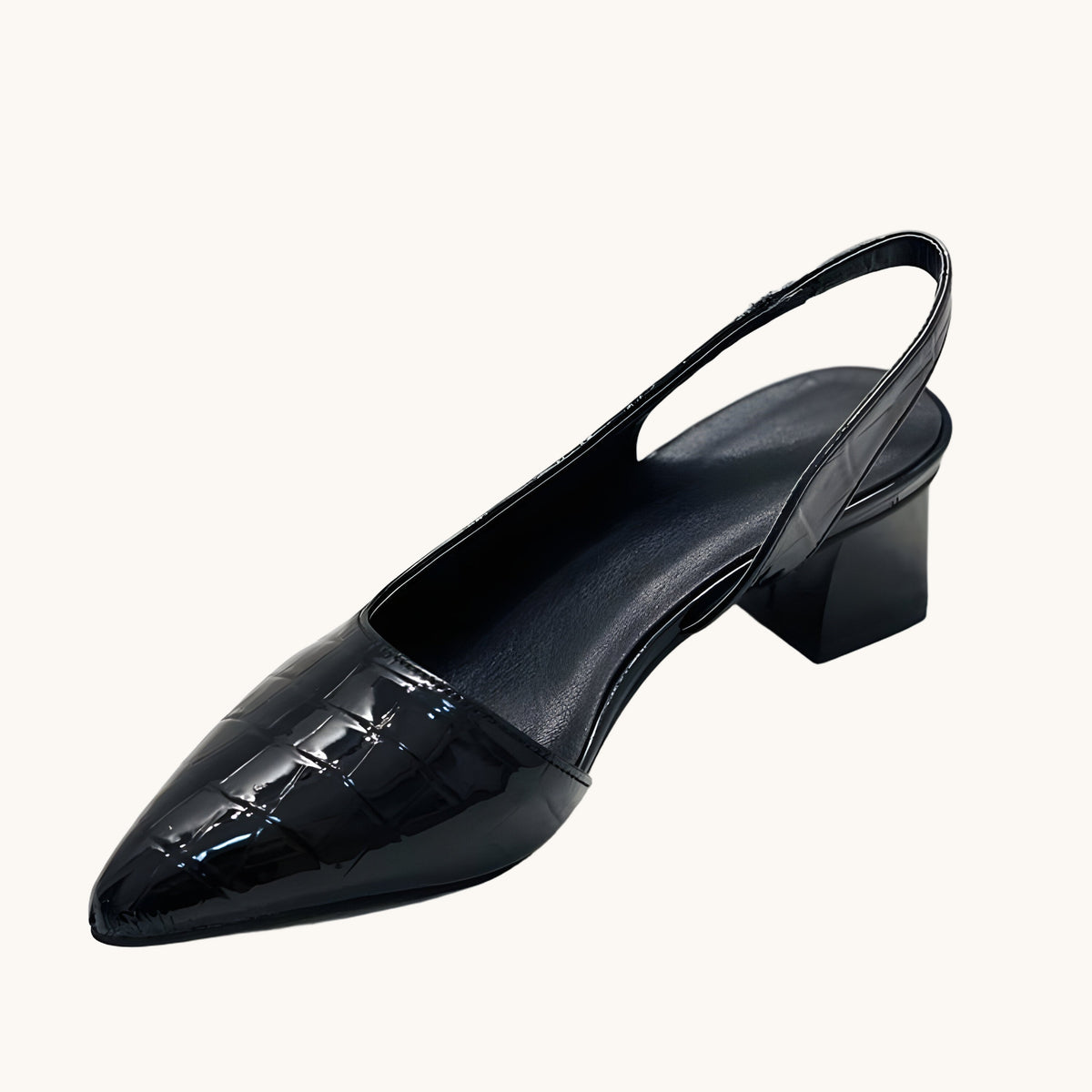 Zapatos Graziella – Tacón puntera ancha