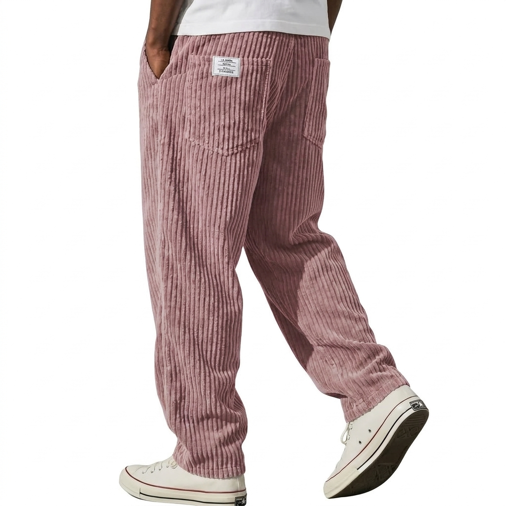 Pantalón Leo – Pana con cintura elástica