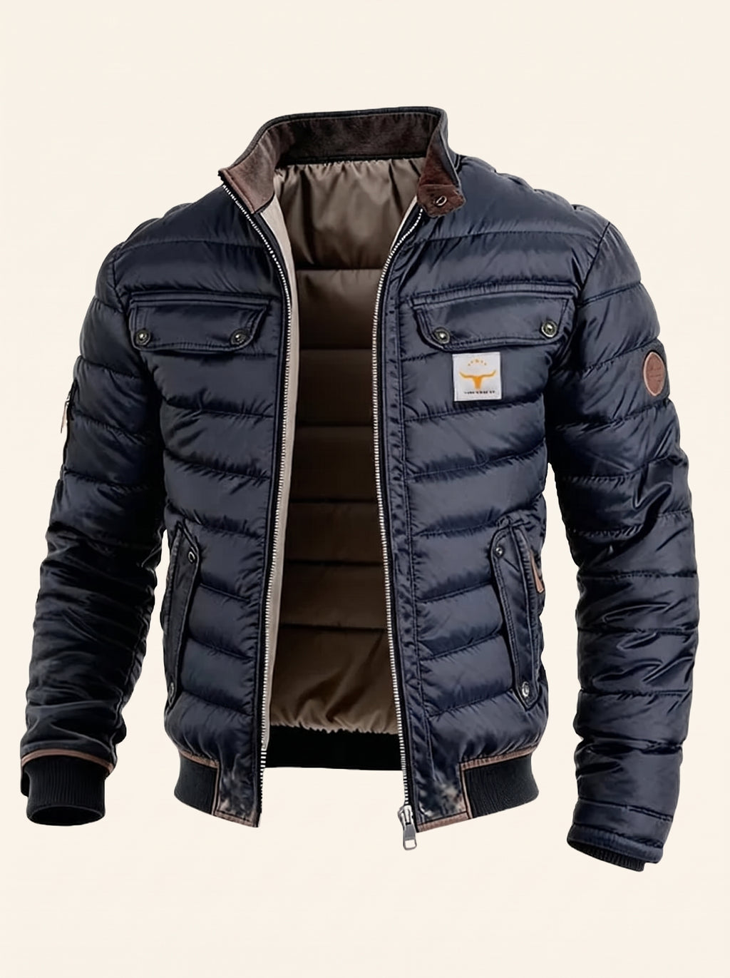 Chaqueta Dario – Acolchada de estilo vintage