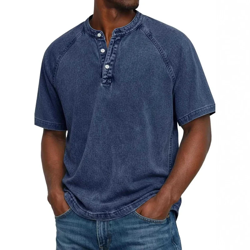 Camiseta Henley – Básica