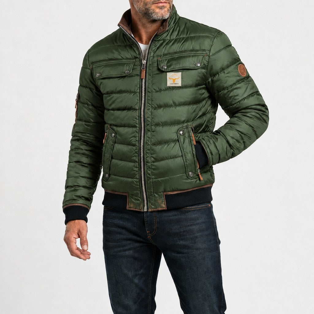 Chaqueta Dario – Acolchada de estilo vintage