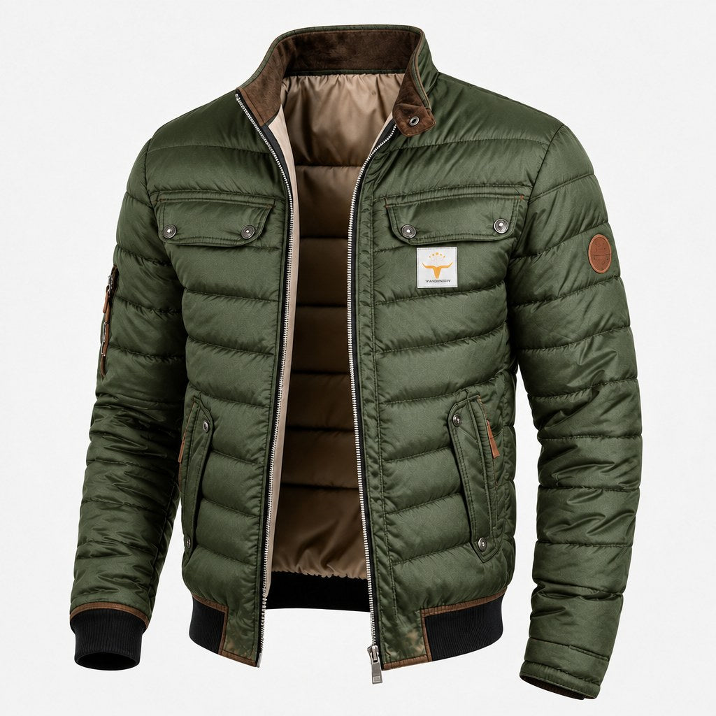 Chaqueta Dario – Acolchada de estilo vintage
