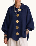 Cárdigan Lana – Oversize con botones