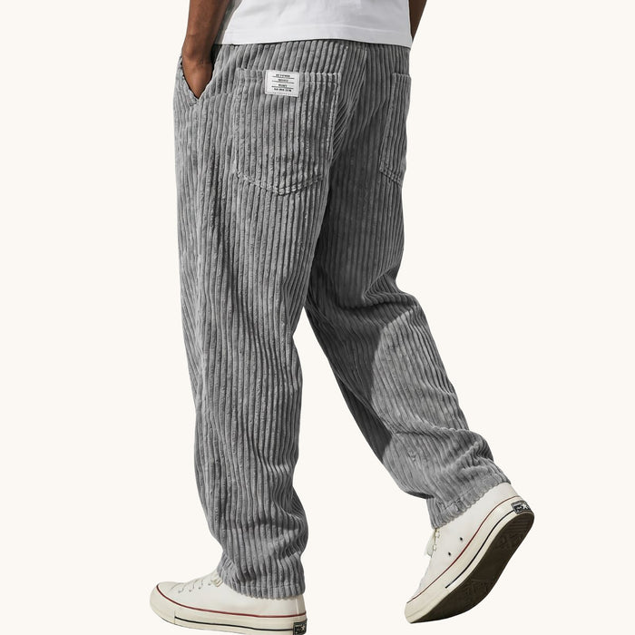 Pantalón Leo – Pana con cintura elástica