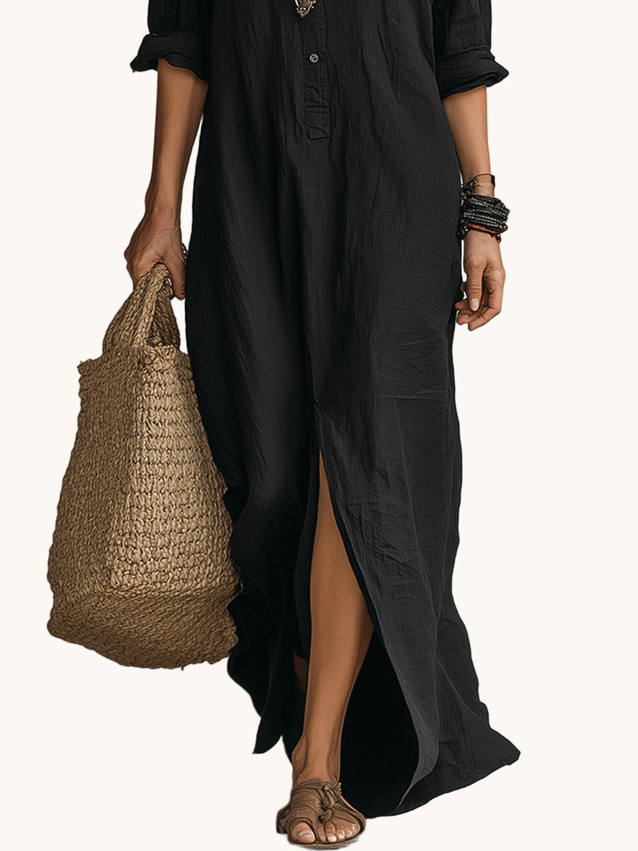 Vestido Inés – Largo con botones