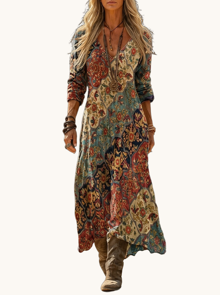 Vestido Lydia – Largo fluido de corte suelto