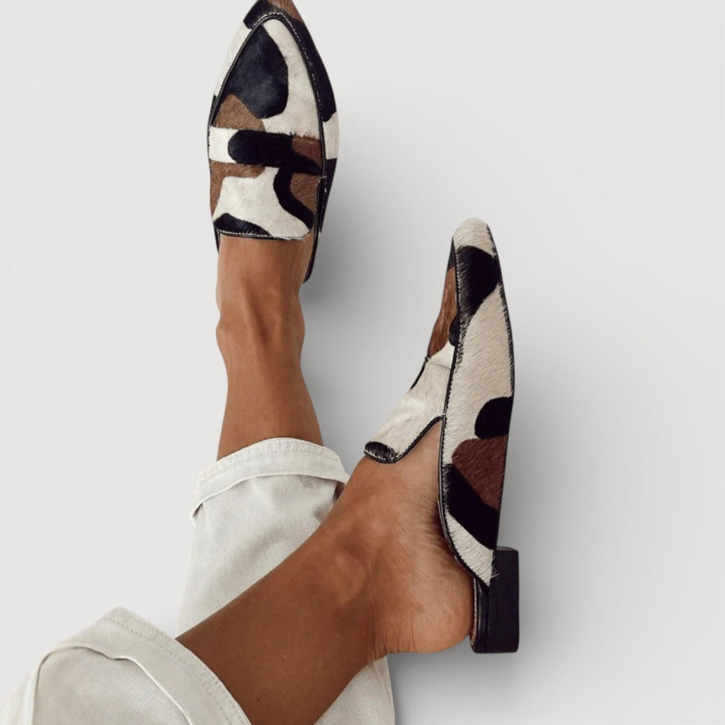 Mocasines María – Estampado vaca