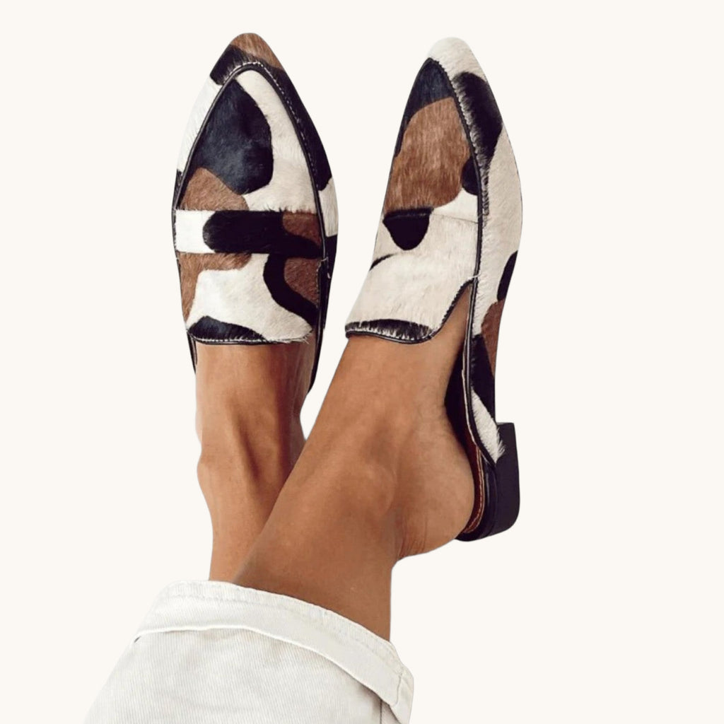 Mocasines María – Estampado vaca