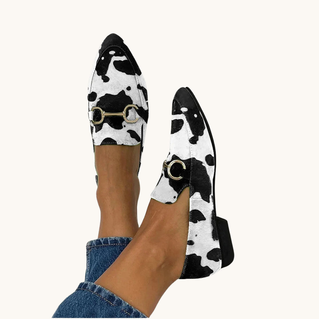Mocasines Anna – Estampados con hebilla